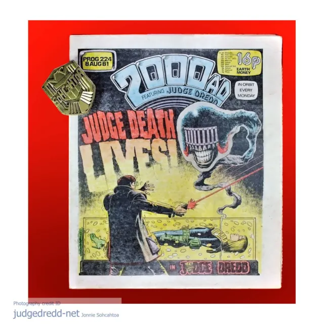 2000AD Prog 221-230 1st Nemesis Dark Judge Rogue Trooper comics Bolland 1981 UK