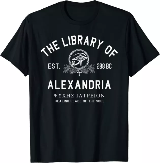 New Limited The Library of Alexandria Egypt, Ancient Egyptian Library T-Shirt