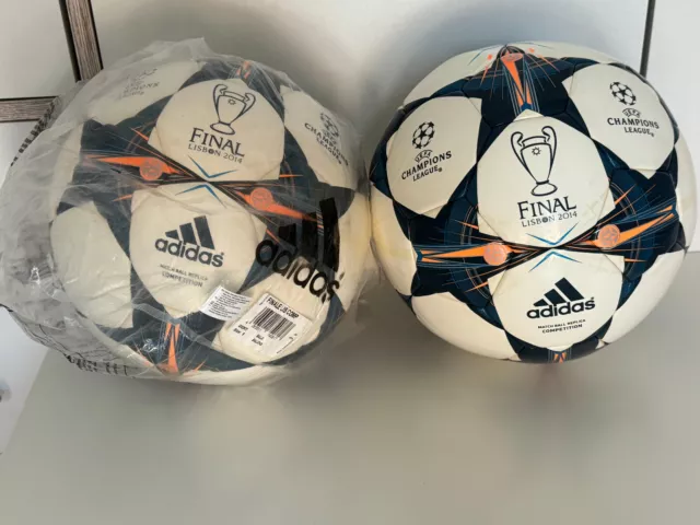 2 x Adidas Matchball Replica Champions League Finale 2014 Lissabon undicht