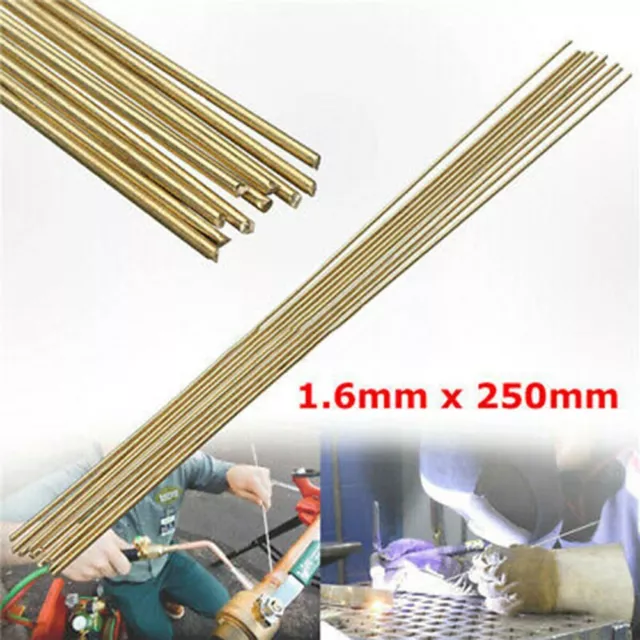 Easy Melt Welding Brazing Rod High Quality Rods Low Temperature Brass HS221 10pc 2