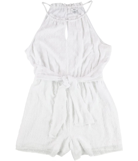 Combinaison (Barboteuse) En Simili Cuir Blanc - Marque LeatherViz - Taille Personnalisée - Neuve Avec étiquette