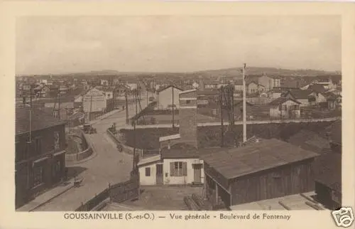 Cpa Goussainville - General View, Boulevard De Fontenay