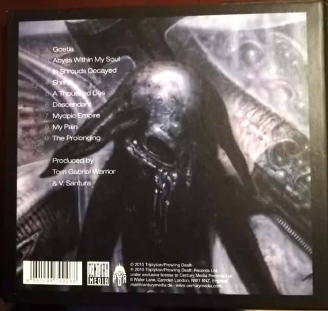 Triptykon – Eparistera Daimones - CD 2010 - (9979928) - Digi De Luxe -Black Disc 3