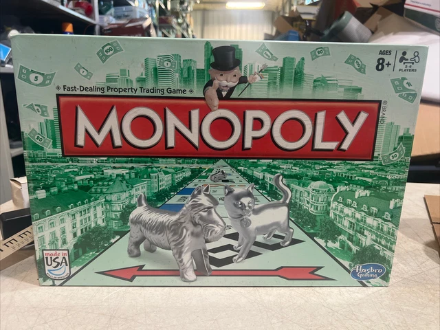 MONOPOLY GAME CLASSIC Edition Family Board Game Original Hasbro NEW 