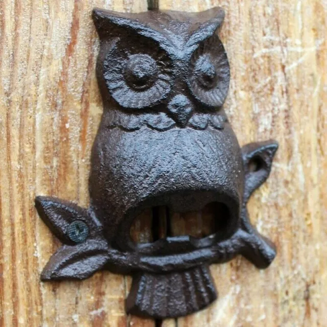 1 X Iron Bottle Opener Wall Mounted Beer Bar Vintage Buddies Owl Deer Party