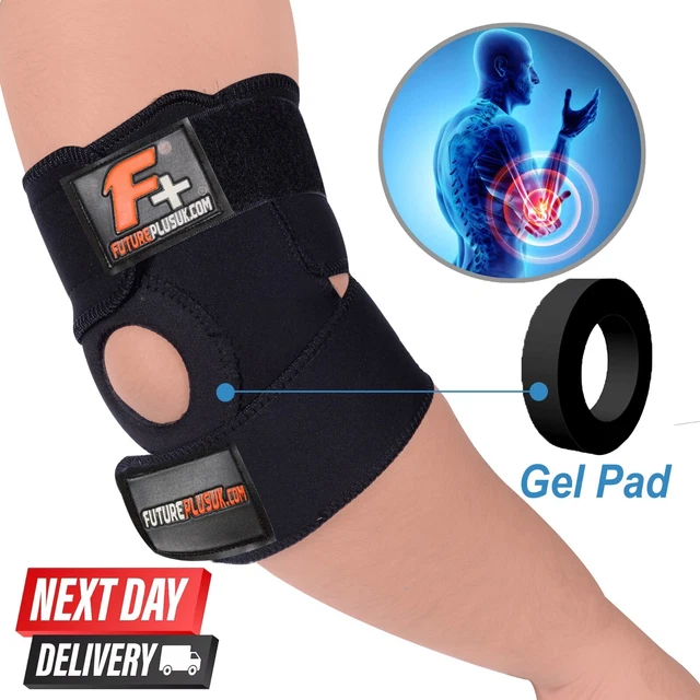 NEOPRENE ADJUSTABLE ELBOW Support Brace Tennis Arthritis Strap NHS Use