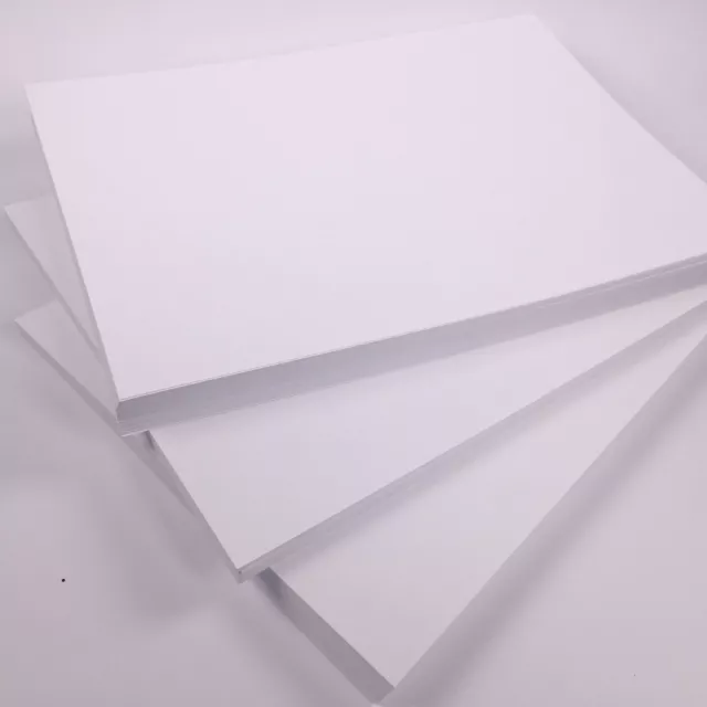 White Card Thick 300gsm 380 micron A5 A4 A3 SRA2 Card Making Smooth Craft Print