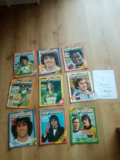 Lot 11 Premiers Numéros Magazine ONZE-FOOTBALL (Onze Mondial) – 1998 – Français – Bon état