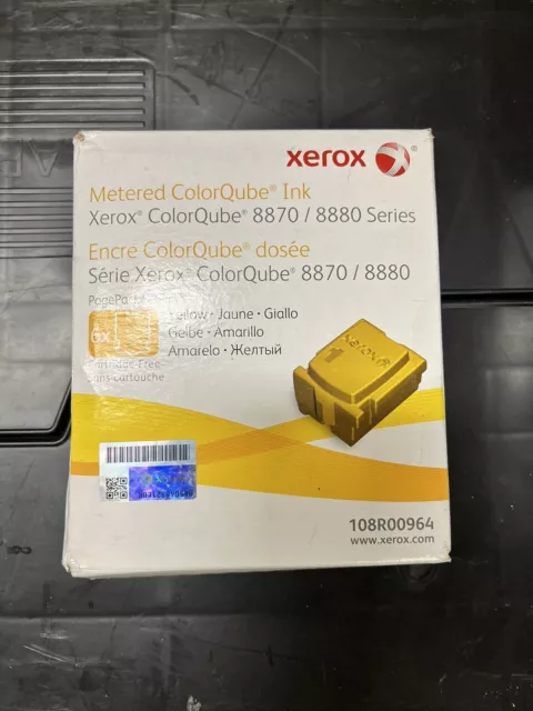 XEROX ColorQube Wax Ink 8870/8880 Series - Cyan Magenta Yellow- Original and NEW 2