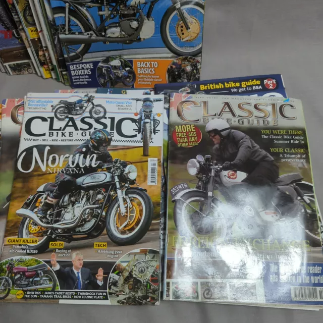 20 Issues Classic Bike Guide Magazine Collection joblot bundle 2