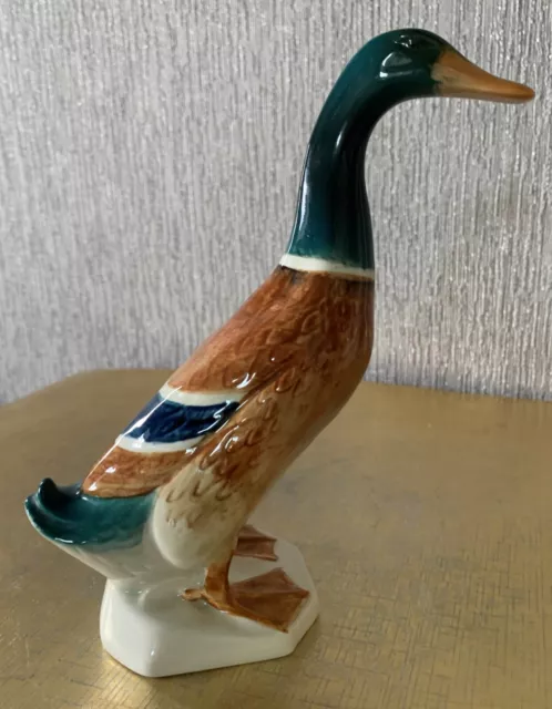 BESWICK BIRD MALLARD DUCK STANDING GLOSS MODEL No. 756/1  PERFECT