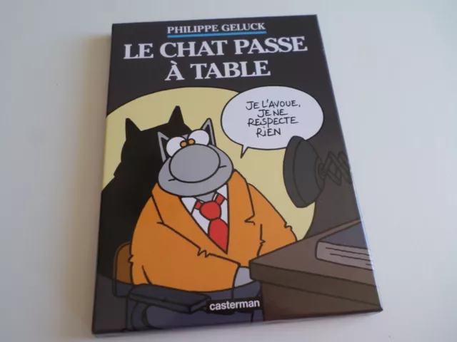 geluck - le chat passe a table - 2014