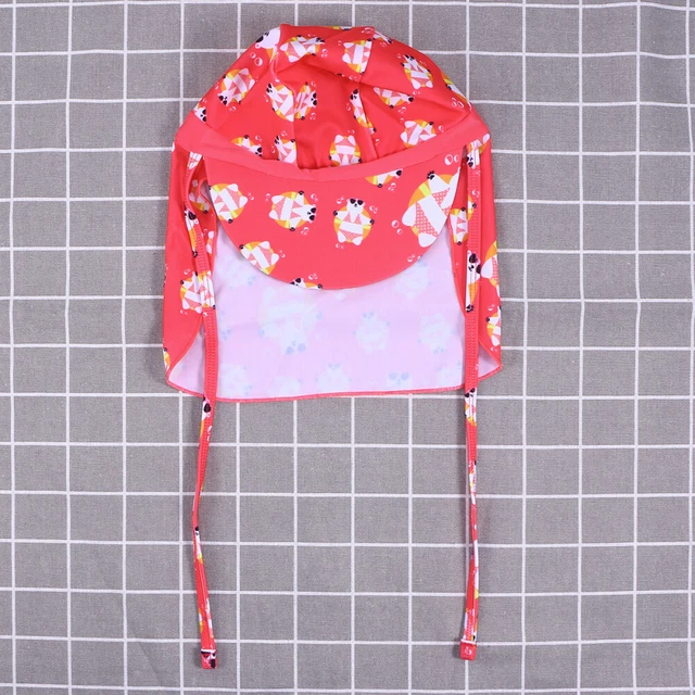 Cappello da bagno protezione UV cappello da sole con protezione completa spiaggia caricatura