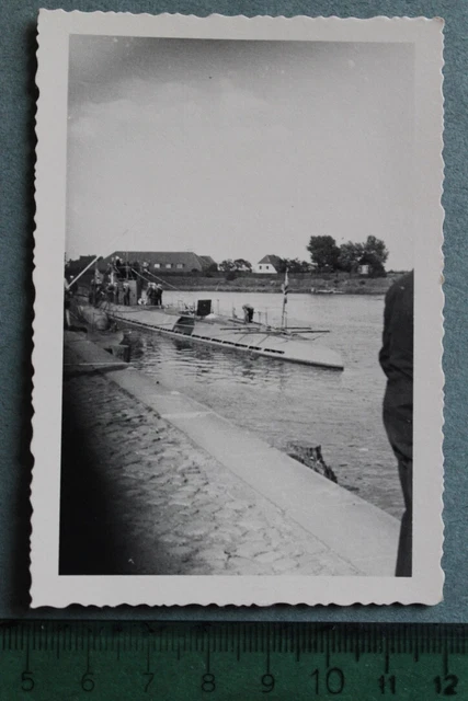 FOTO PHOTO 212905 WW2 WK2 Wehrmacht UBoot submarine U26 Besatzung im