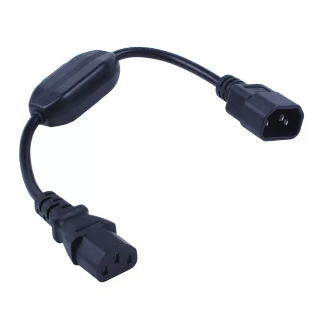 Special PDU   Cord Cable, IEC 320 C14 to C13 with On/Off Switch 30cm Black C2R4