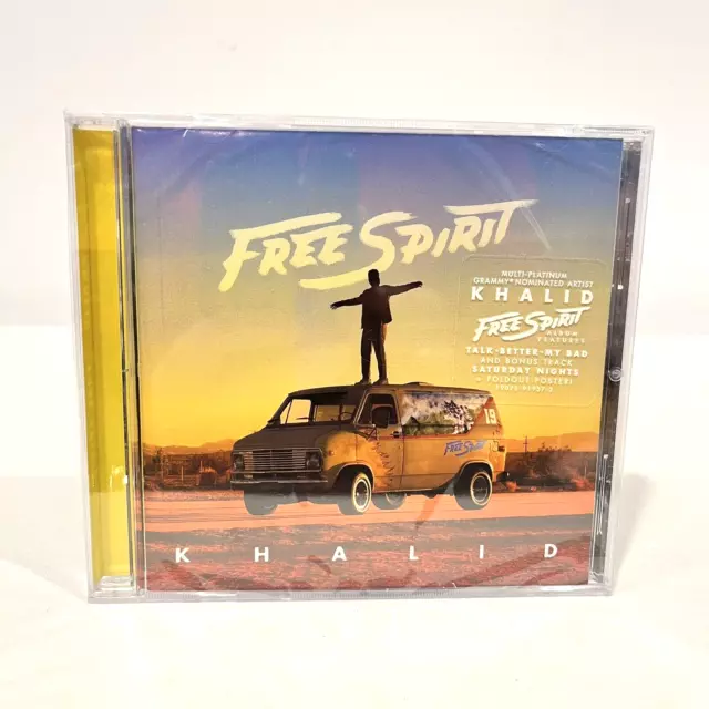 Free Spirit Khalid Cd Rnb Album W/ Bonus Track 2019 Rca Records Brand New Sealed