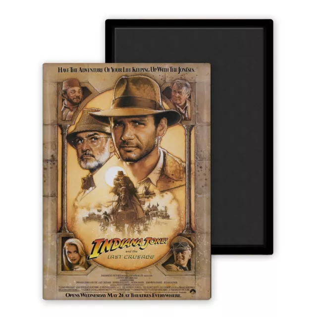 Indiana Jones and the last Crusade Affiche Film-Magnet Personnalisé 54x78mm