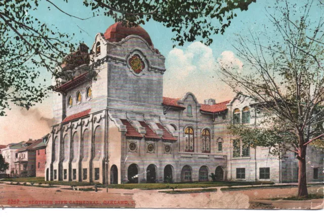 Cpa - Scottish Rite Cathedral - Oakland - San-Francisco - Californie