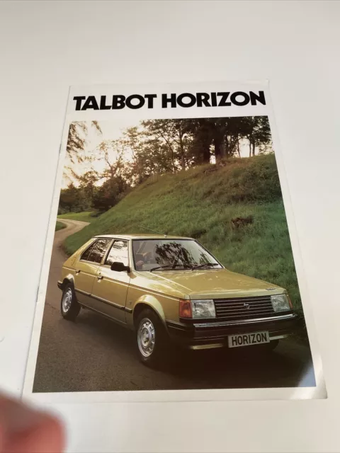 Talbot Horizon Car Sales Brochure SX GLS GL LS  1980 Uk Market FREE POSTAGE