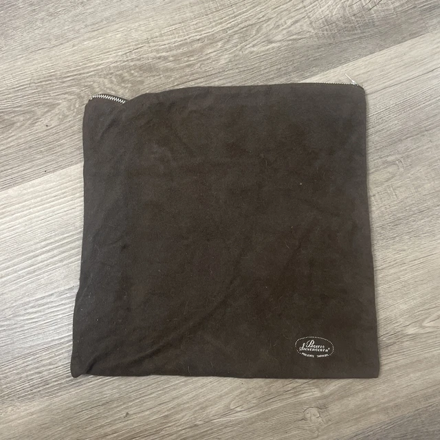 Vintage Naken Holloware Bag Pacific Silver Cloth Zippered Anti Tarnish 12” X 12”