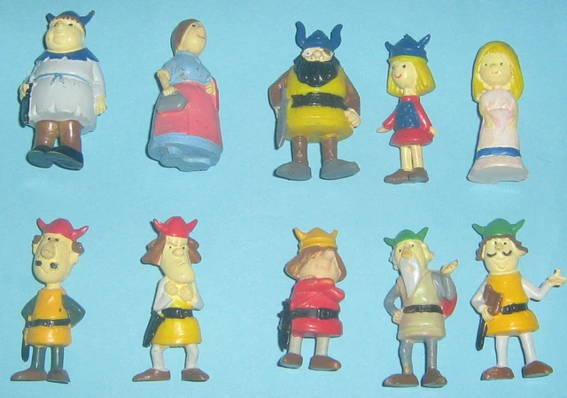 PVC 10 FIGURES VIC LE VIKING WICKIE Vicke Vickie El Vikingo Vicky Heimo pvc-10-figures-vic-le-viking-wickie-vicke-vickie-el-vikingo-vicky-heimo