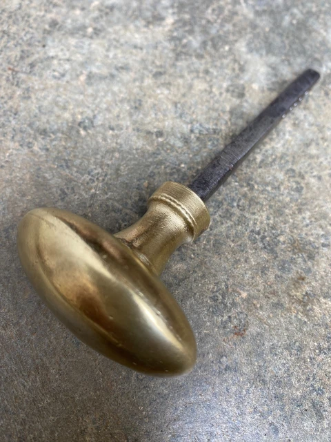 Poignées De Porte Anciennes En Fonte – Serrure Clenche Et Heurtoir – Occasion
