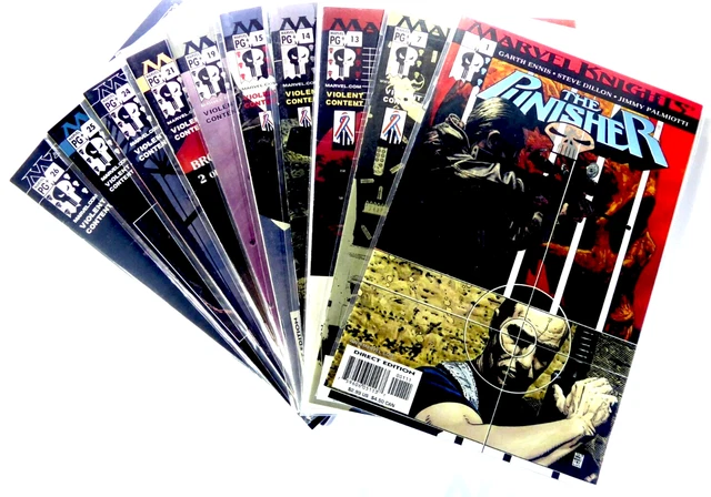 Marvel Knights PUNISHER 2001-03 #1 7 13 14 14 19 21 24 25 26 ENNIS VF/NM to NM