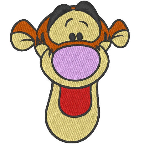 Toppa/patch/toppe, WINNIE POOH TIGGER, 6,7 x 8 cm da stirare o cucire