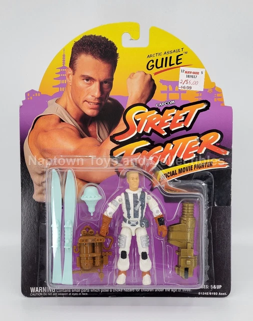 Street Fighter Movie Arctic Assault Guile Action Figure Misp Vintage Capcom 1993