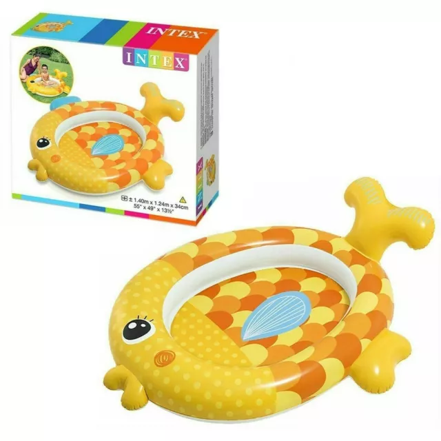 Intex Friendly Goldfish Baby Inflatable Swimming Pool Paddling Garden Water Pool