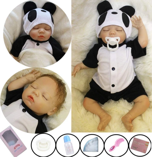 20'' Reborn Baby Dolls Lifelike Soft Vinyl Silicone Newborn Handmade Xmas Gifts