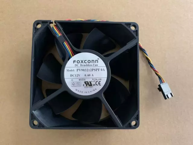 FOXCONN PV903212PSPF 0A 9232 9032 12V 0.6A 83CFM PWM axial fan WC236-A00