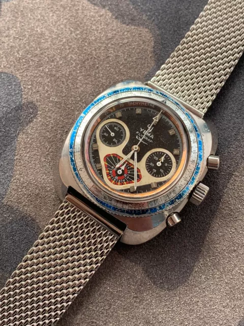Yema Flygraf Valjoux 7736 montre chronographe vintage