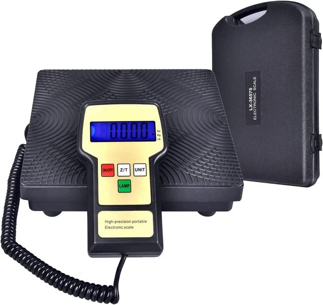A36575 Refrigerant Scale HVAC Digital Refrigerant Charging Weight Scale W/ Case,