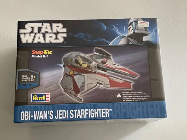 Star Wars Obi-Wan's Jedi Starfighter Revell Snap Tite Model Kit 85-1851 2010