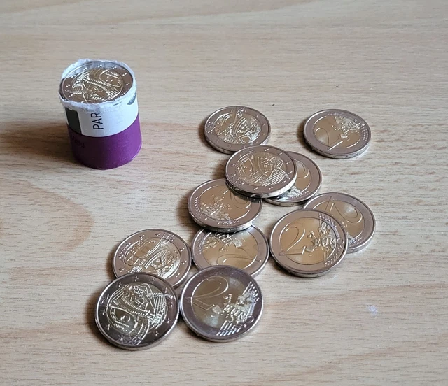 PIECE DE 2 Euros J.o. 2024 Superbe, Issue De Rouleau EUR 4,00 PicClick FR