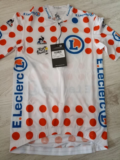 Maillot Vélo Tour De France Carrefour Pois Rouges XS - Très Bon état