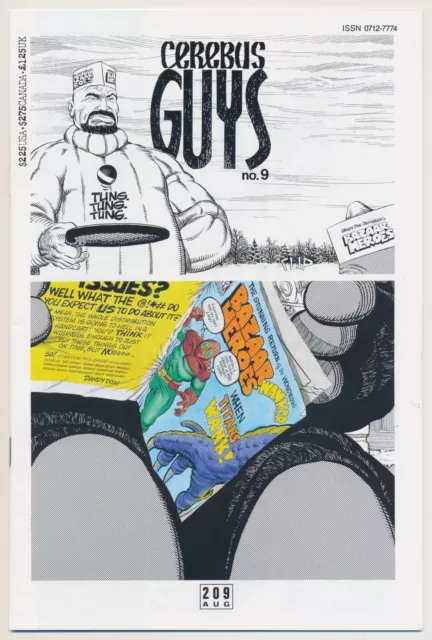 Cerebus the Aardvark #209 Comic Book - Aardvark-Vanaheim Comics!  Guys #9