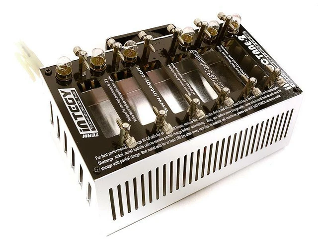 RC Model Battery Box With 5 LED Lights - Precision Plastic Case For DIY Scale Model Projects