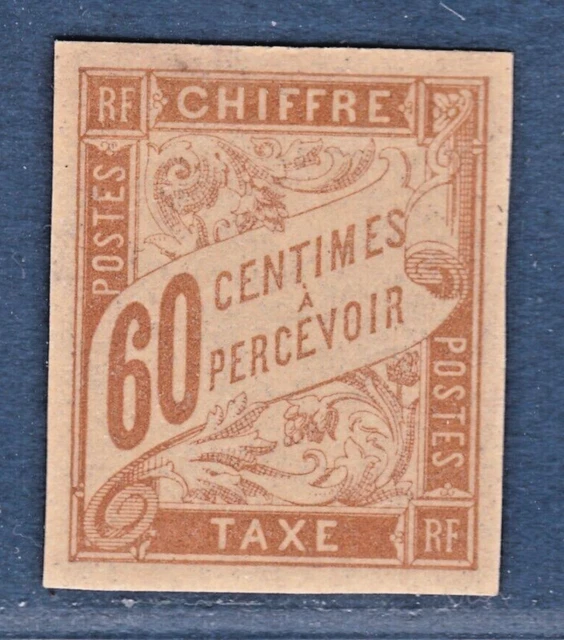Timbre-taxe France 1909 – YT N°47 Rouge – Neuf Avec Charnière (MH)