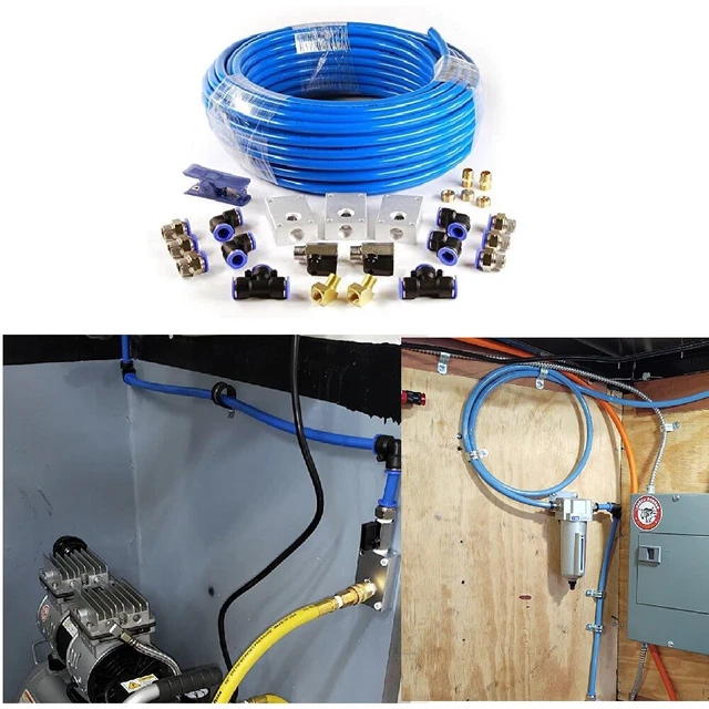 AIR PIPING SYSTEM Complete Air Compressed Air Line Kit