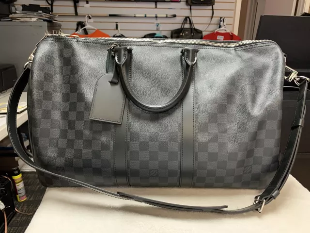 Louis Vuitton Damier Graphite Keepall Bandouliere 45 - Grey Carry-Ons,  Luggage - LOU782995