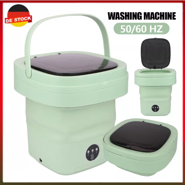 Faltbare Mini-Waschmaschine 11L Reisewaschmaschine 3 Modi Waschmaschine DE