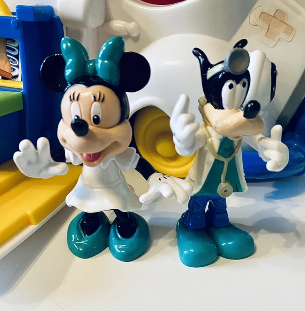 DISNEY MICKEY MOUSE Clubhouse Goofy Ambulance COMPLETE 🔥Rare! 🔥Sound