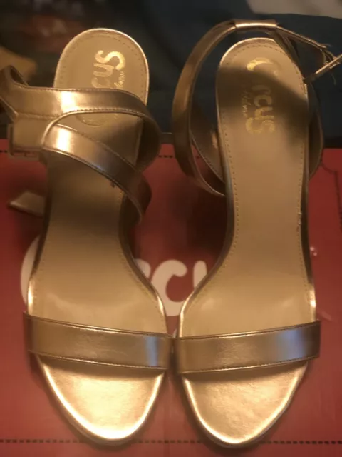 Gold Sandals circus by sam edelman shoes