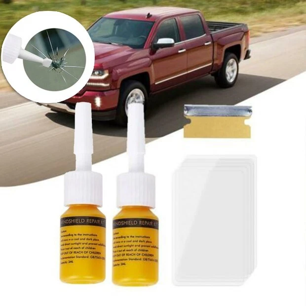 Voiture pare-brise Kit réparation Bande de durcissement Résine Durable