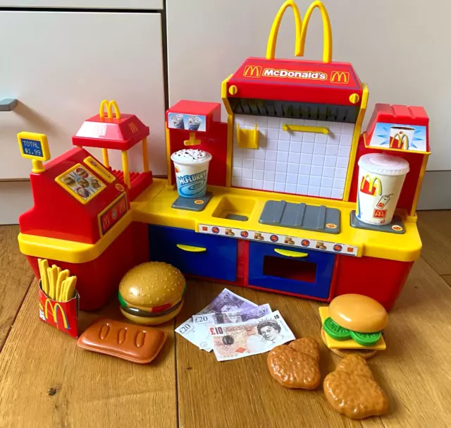 McDonalds Vintage 2001 Fast Food Center Spielset mit Sounds & Spielzeug Zubehör