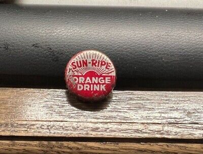 Vintage Sun-Ripe Orange Drink Soda Pop Bottle Cap Crown Canada Dry Lancaster Pa