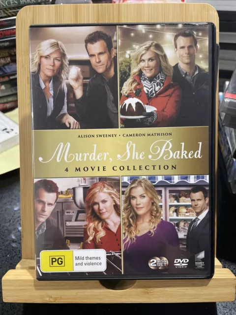 Murder She Baked 4 Movie Collection region 4 DVD (2 discs) drama mystery movie