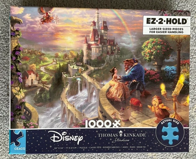 THOMAS KINKADE DISNEY Beauty And The Beast 1000 Piece Schmidt Jigsaw ...